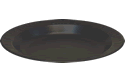 Black Laminated 10.5" Plates (25 count)
