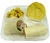 Ham and Swiss Wrap Boxed Lunch
