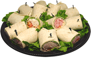 Wrap Platter - Regular (14  half wraps)