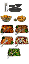 2 Entrees and 3 Side Dishes
