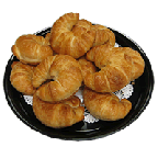 Croissant with Cream Cheese, Butter and Strawberry Preserves