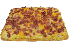 Breakfast Pizza with Fresh Scrambled Eggs & Cheese